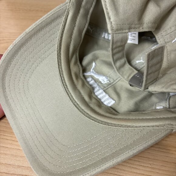 Puma Hat Cap Strap Back Brown Tan Outdoors Adjustable - Picture 7 of 10